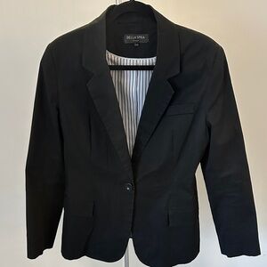 Women's Black Blazer Made in Italy